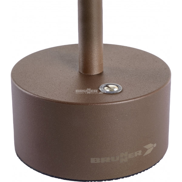 BRUNNER FARO ELEGANTE LAMPADA DA TAVOLO LED RICARICABILE DA 200 LUMEN