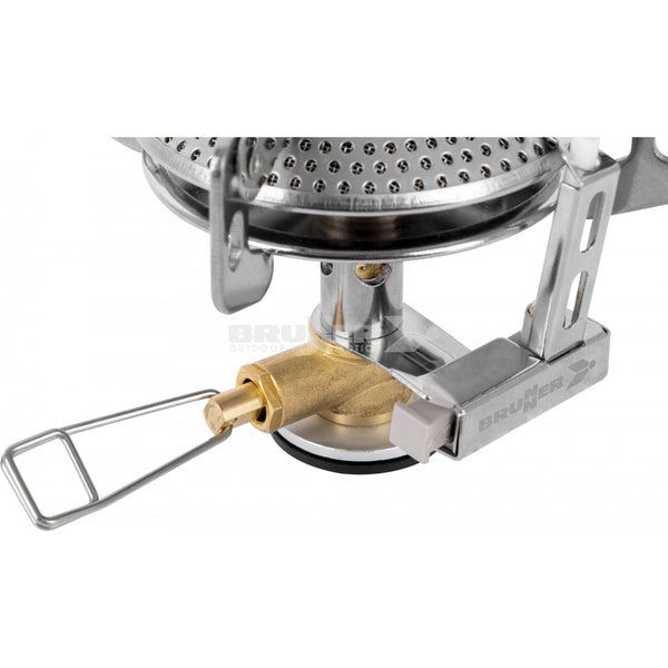 BRUNNER FLAMINA ULTRACOMPACT S MINI FORNELLO A GAS PIEGHEVOLE E RESISTENTE IN ACCIAIO INOX