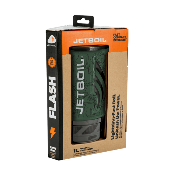 JETBOIL FLASH FORNELLO A GAS PORTATILE - TEMPO DI EBOLIZIONE 100s per 0.5Lt - DISPONIBILE IN VARI COLORI