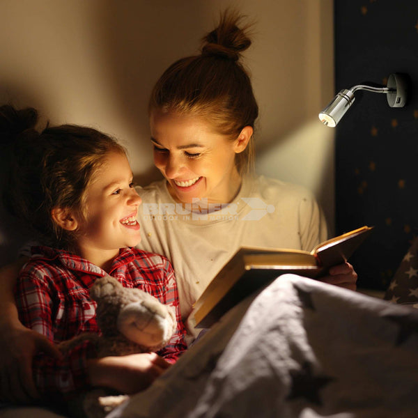 BRUNNER FLEXSPOT LED FARETTO LED DA PARETE 650 LUMENS IDEALE PER CAMPER,CARAVAN E BARCHE