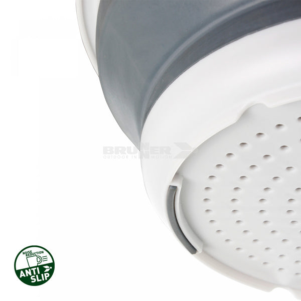 BRUNNER FOLD-AWAY COLANDER COMODO SCOLAPASTA PIEGHEVOLE Ø 22 x 3,5/11 cm - DISPONIBILE IN 2 COLORI