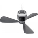 BRUNNER FRESCOFAN VENTILATORE PORTATILE DA SOFFITTO RICARICABILE CON LUCE LED INTEGRATA