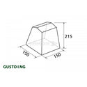 BRUNNER GUSTO NG TENDA CUCINA/CUCINOTTO CON TETTO A FALDE - DISPONIBILE IN 3 MISURE E 2 COLORI! - IN PROMOZIONE!