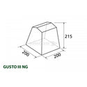 BRUNNER GUSTO NG TENDA CUCINA/CUCINOTTO CON TETTO A FALDE - DISPONIBILE IN 3 MISURE E 2 COLORI! - IN PROMOZIONE!