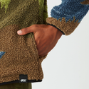 PICTURE HAFDALS ZIP FLEECE FELPA SHERPA UOMO