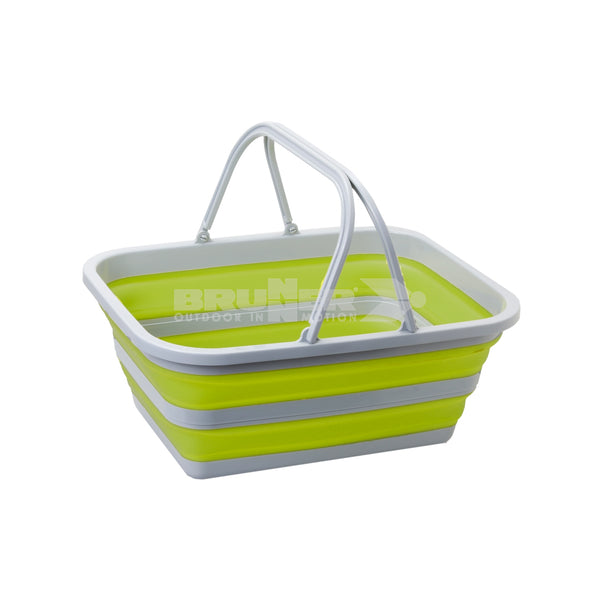 BRUNNER HOLDALL FOLD-AWAY BACINELLA 16L RETTANGOLARE PIEGHEVOLE SILICONE - DISPONIBILE IN 3 COLORI
