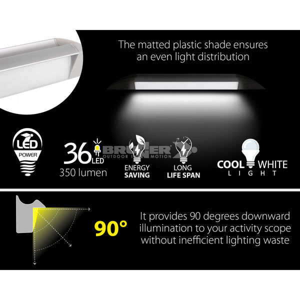 BRUNNER ILUMINA LED PLAFONIERA A LED DA ESTERNO - DISPONIBILE IN 2 LUNGHEZZE