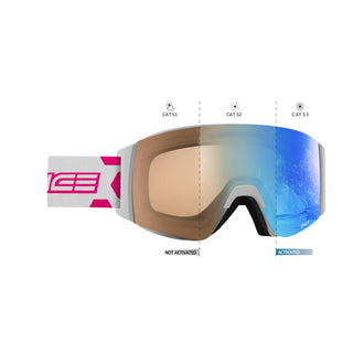 Compra bianco-fucsia-lente-rwx-cat-1-3 SALICE 105RWX MASCHERA DA SCI E SNOWBOARD CON LENTE RWX CATEGORIA 1-3 - DISPONIBILE IN VARI COLORI