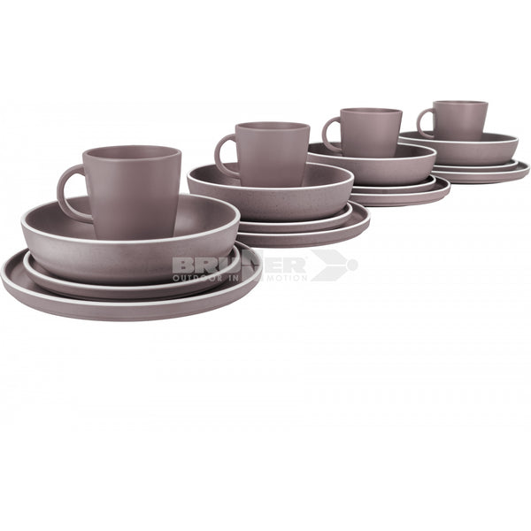 BRUNNER STOVIGLIE IN MELAMINA E FONDO ANTISLIP FANTASIA DOLOMIT - ARTICOLI ASSORTITI - DISPONIBILE IN DIVERSI COLORI