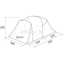 BRUNNER KALINDA 5 TENDA FAMILIARE CON STRUTTURA CLASSICA A 3 ARCHI