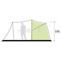 BRUNNER KALINDA 5 TENDA FAMILIARE CON STRUTTURA CLASSICA A 3 ARCHI