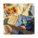 OPINEL N°8 PICNIC COLTELLO CON FORCHETTA,CUCCHIAIO E CUSTUDIA IN MICROFIBRA INCLUSA
