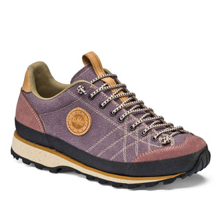 LOMER BIO NATURALE CANVAS 2.0 SCARPA BASSA DONNA IN PELLE MADE IN ITALY IN SUOLA VIBRAM- COLORE: BROWN ROSE