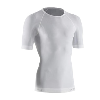 Compra white LURBEL OXIGENO SHORT SLEEVES T-SHIRT UNISEX TRASPIRANTE DA RUNNING - DISPONIBILE IN 3 COLORI