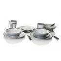 BRUNNER LUNCH BOX TIVOLI SET PIATTI COMPOSTO DA 16 PEZZI IN RESISTENTE MELAMINA E FONDO ANTISCIVOLO