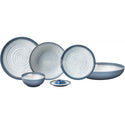 BRUNNER LUNCH BOX TUSCANY SET PIATTI COMPOSTO DA 16 PEZZI IN RESISTENTE MELAMINA E FONDO ANTISCIVOLO