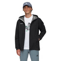 MAMMUT LINARD LIGHT HS HOODED JACKET MAN GUSCIO IMPERMEABILE ANTIVENTO