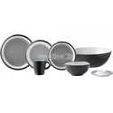 BRUNNER MIDDAY SET GRANYTE SET PIATTI DA 12 PEZZI IN RESISTENTE MELAMINA E FONDO ANTISLIP