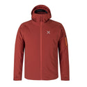 MONTURA AROSA JACKET GIACCA UOMO IMBOTTITA DA SCI IMPERMEABILE E TRASPIRANTE 20k - TOBACCO/MANDARINO