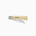 OPINEL COLTELLINO IN ACCIAIO INOX CON MANICO IN LEGNO MISURA N°7