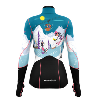 CRAZY PULL OXYGEN PRINTED MAGLIA SECONDO STRATO TECNICO TRASPIRANTE DA SKI TOURING - COLORE: SELFIE