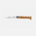OPINEL N°8 COLTELLO CON LAMA IN ACCIAIO INOX INCISIONE A LASER DISPONIBILE IN VARIE FANTASIE
