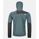 ORTOVOX PALA HOODED JACKET UOMO GIACCA SOFTSHELL ANTIVENTO CON CAPPUCCIO Colore Dark Arctic Grey