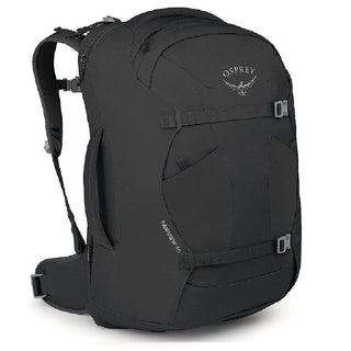 Compra black OSPREY FAIRVIEW 40 ZAINO 40 LITRI DA VIAGGIO E BAGAGLIO A MANO CON SCHIENALE CORTO - DISPONIBILE IN 3 COLORI