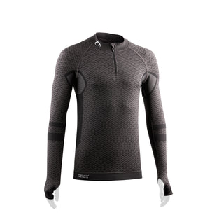 LURBEL VOLCANO LONG SLEEVES ZIP CALDA MAGLIA TERMICA CON ZIP UNISEX TECNICA E MOLTO TRASPIRANTE