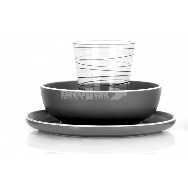 BRUNNER STOVIGLIE IN MELAMINA E FONDO ANTISLIP FANTASIA DOLOMIT - ARTICOLI ASSORTITI - DISPONIBILE IN DIVERSI COLORI