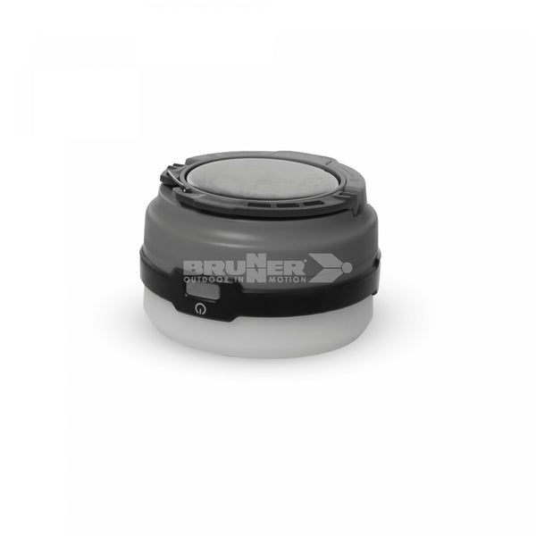 BRUNNER POLLUX LANTERNA SOLARE A LED RICHIUDIBILE E COMPATTA IDEALE PER OUTDOOR E CAMPING