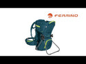 FERRINO ZAINO PORTABABY SQUIRREL ZAINO PORTABIMBO FULL OPTIONAL COMODO E SICURO
