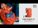 ORTOVOX FREE RIDER 26S ZAINO FREERIDE E SCIALPINISMO - DISPONIBILE IN 3 COLORI