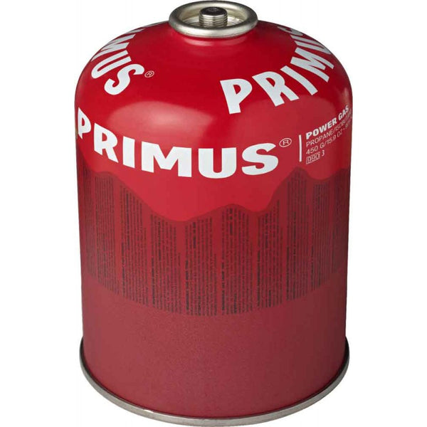 PRIMUS POWER GAS Cartuccia gas con impanatura a vite disponible in 3 varianti (100gr-230gr-450gr)
