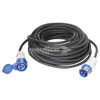 BRUNNER PROLONGER CEE/CEE RUBBER 3X1,5mm Cavo di prolunga 230V-16A SENZA CUSTODIA - DISPONIBILE IN 2 MISURE