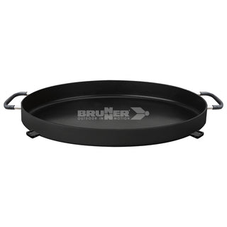 BRUNNER ROUND PAN PADELLA ROTONDA PER GRILL CON RIVESTIMENTO IN CERAMICA