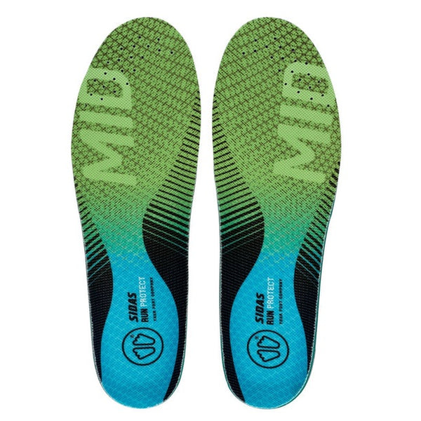 SIDAS RUN 3 FEET PROTECT MID SOLETTE STABILIZZANTI DA RUNNING IDEALI PER PIEDI A PIANTA STANDARD