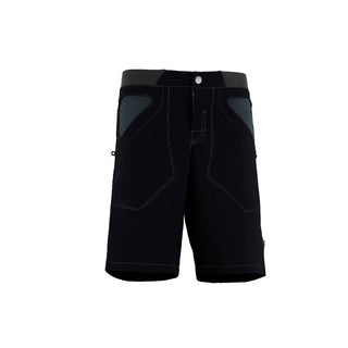 E9 N 3 ANGOLO SHORT UOMO PANTALONCINI IN COTONE IDEALE PER ARRAMPICATA - COLORE PERSIAN BLU