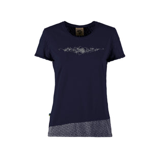 Compra persian-blue E9 BONNY T-SHIRT DONNA IN COTONE ORGANICO DISPONIBILE IN 2 COLORI
