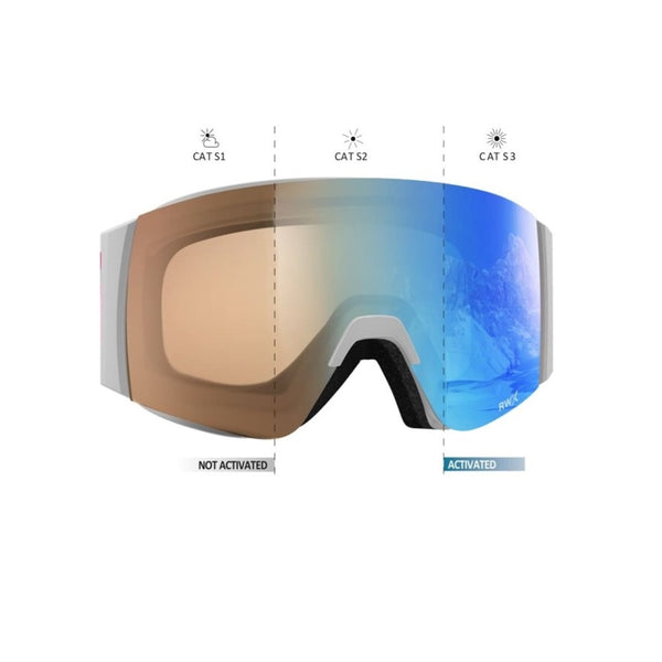 SALICE 105RWX MASCHERA DA SCI E SNOWBOARD CON LENTE RWX CATEGORIA 1-3 - DISPONIBILE IN VARI COLORI