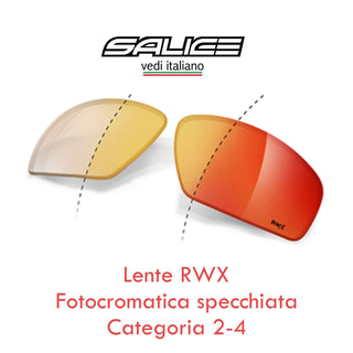 SALICE 003ITA RWX - OCCHIALE DA SOLE CON LENTE FOTOCROMATICA SPECCHIATA CAT 2-4