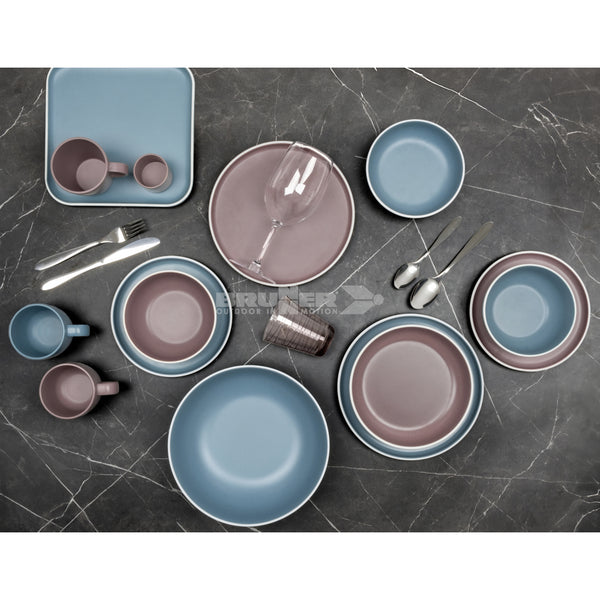 BRUNNER STOVIGLIE IN MELAMINA E FONDO ANTISLIP FANTASIA DOLOMIT - ARTICOLI ASSORTITI - DISPONIBILE IN DIVERSI COLORI