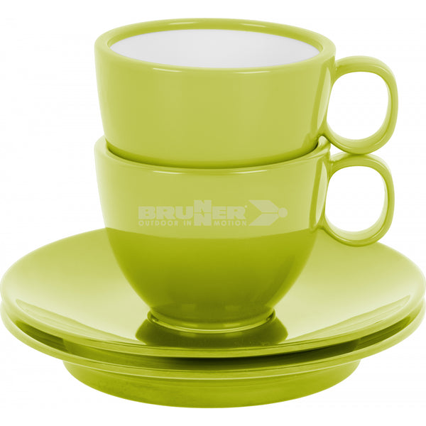 BRUNNER SET ESPRESSO COMPOSTO DA 2 TAZZINE - DISPONIBILE IN 3 COLORI