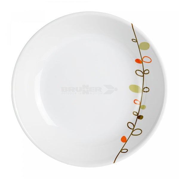 BRUNNER MELAMINE SET ESPRIT SET PIATTI E TAZZE COMPOSTO DA 16 PEZZI IN RESISTENTE MELAMINA