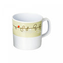 BRUNNER MELAMINE SET ESPRIT SET PIATTI E TAZZE COMPOSTO DA 16 PEZZI IN RESISTENTE MELAMINA