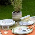 BRUNNER MELAMINE SET ESPRIT SET PIATTI E TAZZE COMPOSTO DA 16 PEZZI IN RESISTENTE MELAMINA