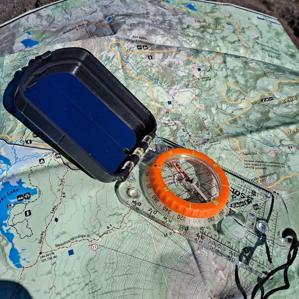 SOL SIGHTING COMPASS WITH MIRROR BUSSOLA DI MIRA CON SPECCHIO