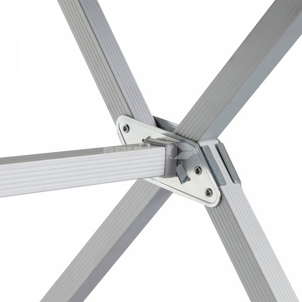 BRUNNER SILVER GAPLESS LEVEL TAVOLO PIEGHEVOLE IN ALLUMINIO CON PIANI ARROTOLABILI - DISPONIBILE IN 2 MISURE