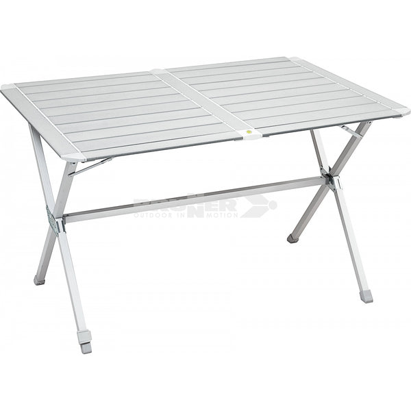 BRUNNER SILVER GAPLESS LEVEL TAVOLO PIEGHEVOLE IN ALLUMINIO CON PIANI ARROTOLABILI - DISPONIBILE IN 2 MISURE