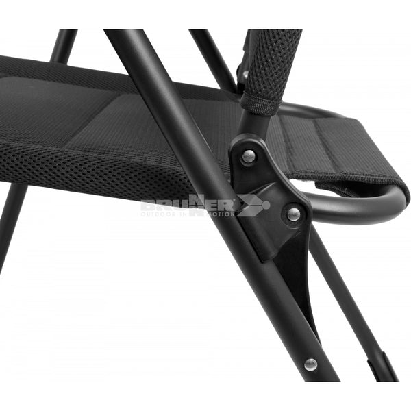 BRUNNER SKYE RT Sedia Camping pieghevole di alta qualità dotata di uno schienale alto regolabile a 7 posizioni - Disponibile in 2 colori
